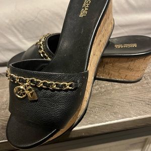 Michael kors wedge shoe worn a couple of times cleaning out the closet